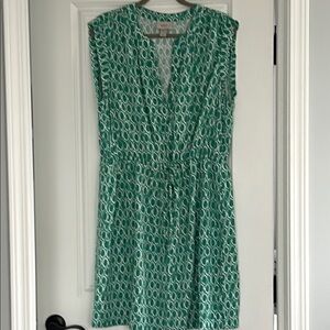 Green Patterned Women's Dress